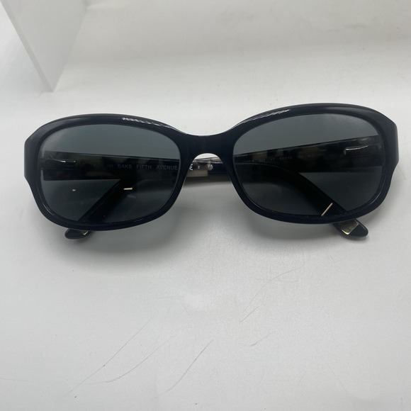 Saks Fifth Avenue Sunglasses Women FRAME ONLY SAKS79/S 53-16-130 Black 632 - Picture 3 of 16